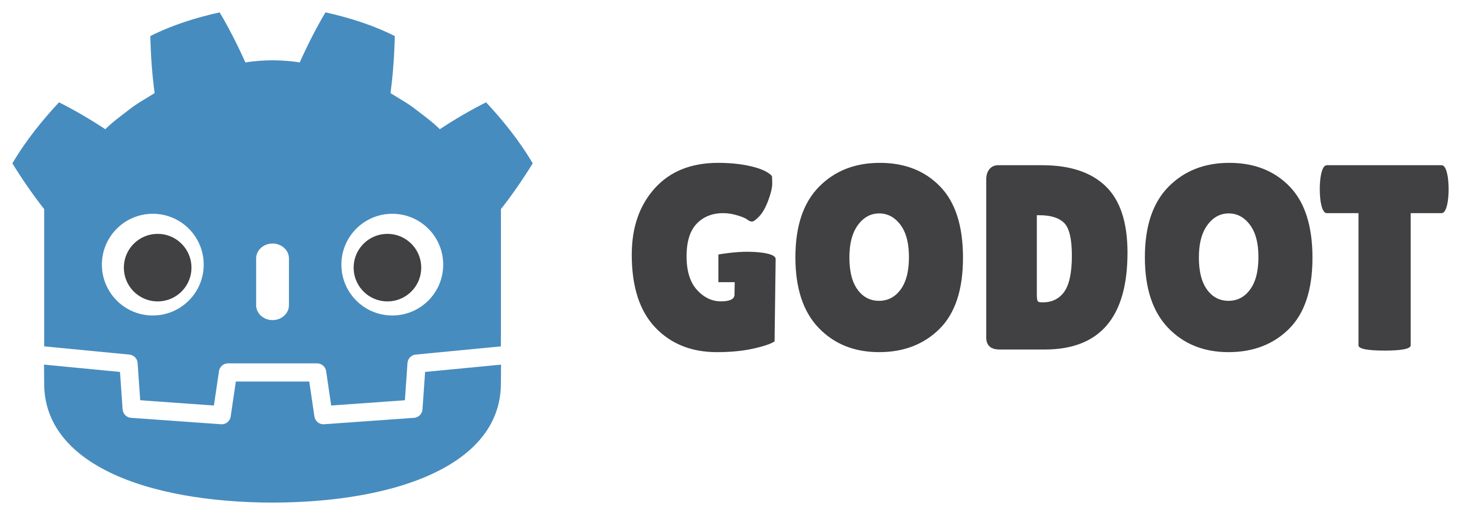 Godot Engine logo (colored for light backgrounds)